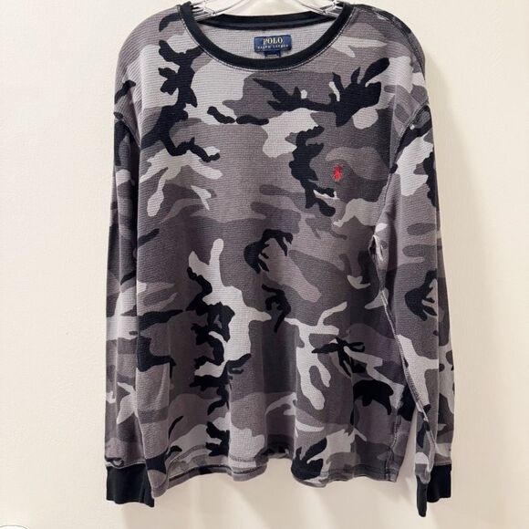 Polo by Ralph Lauren Camo Sleep Shirt - Size XL - Picture 1 of 5